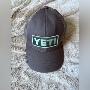 YETI Charcoal and Forest Green Trucker Hat